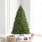 5.5ft. Pre-Lit Oregon Fir Outdoor Artificial Christmas Tree, Warm White Wide Angle LED Lights